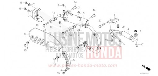 SILENCIEUX D'ECHAPPEMENT Z125MAN de 2022